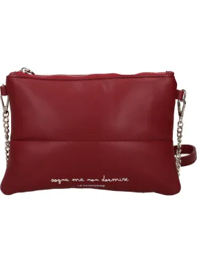 Bordeaux Le Pandorine Clutch Bag with Shoulder Strap