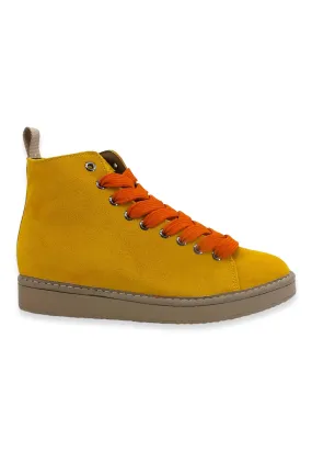 CHIC Giallo Citron Burnt Orange Ankle Boot Sneaker—PAN Donna P01W1400200005