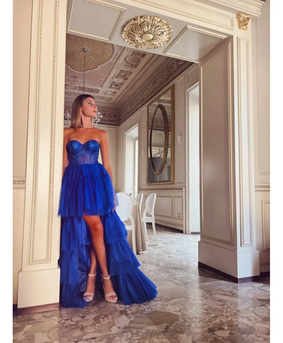 Cobalt Elegant Dress - Hura