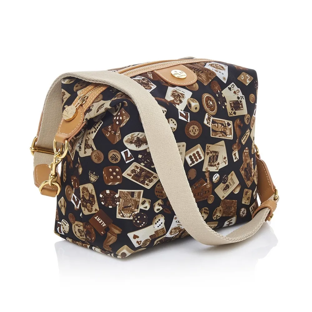 Divo Diva Dublin Marrone Borsa Pelle Made in Italy Life is Game Collection Alta Qualità Luxury