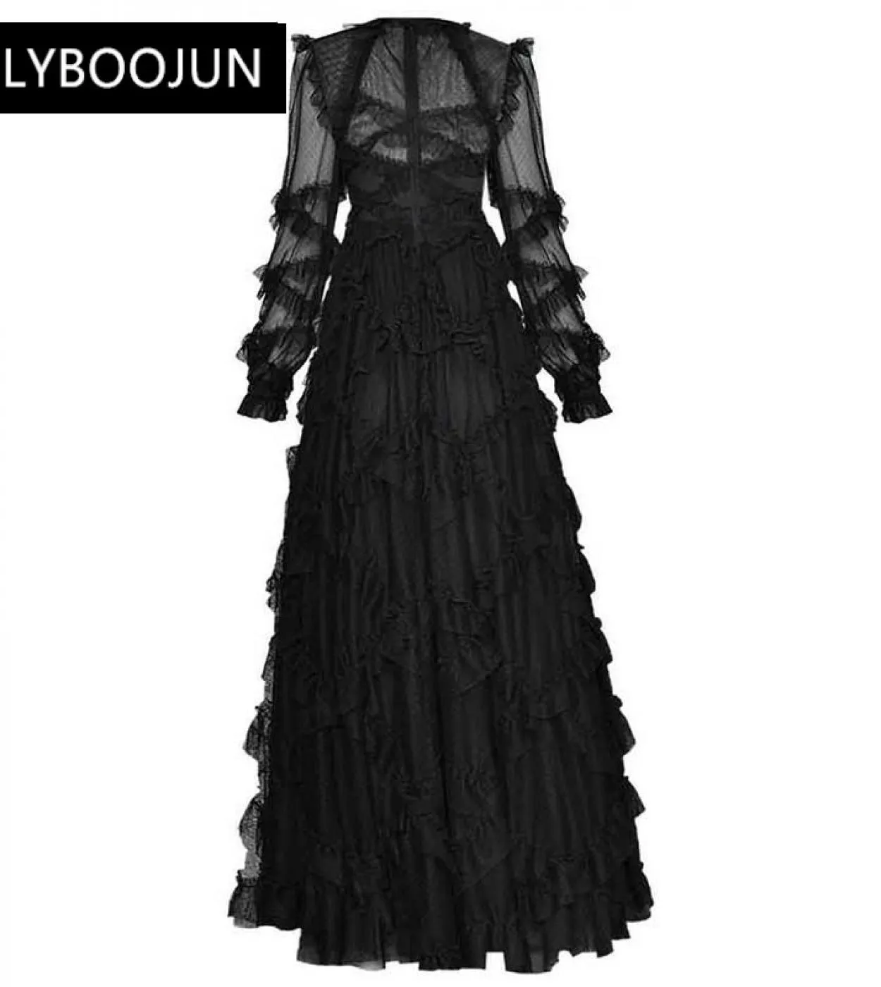 Elegant Women's High-End Luxury Brand Maxi Runway Dresses