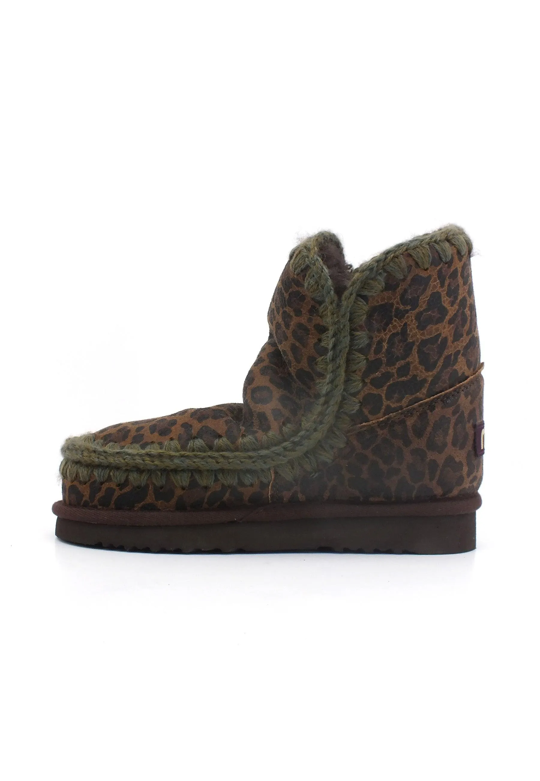 Eskimo 18 Vintage Leopard Print Fur Boot for Women MU.FW101001C