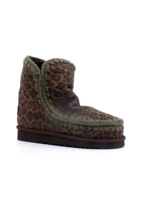 Eskimo 18 Vintage Leopard Print Fur Boot for Women MU.FW101001C