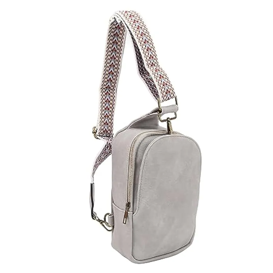 Shoulder Bag with Strap, Stylish PU Leather Women's Chest Bag for Earphone for Girls 150510798