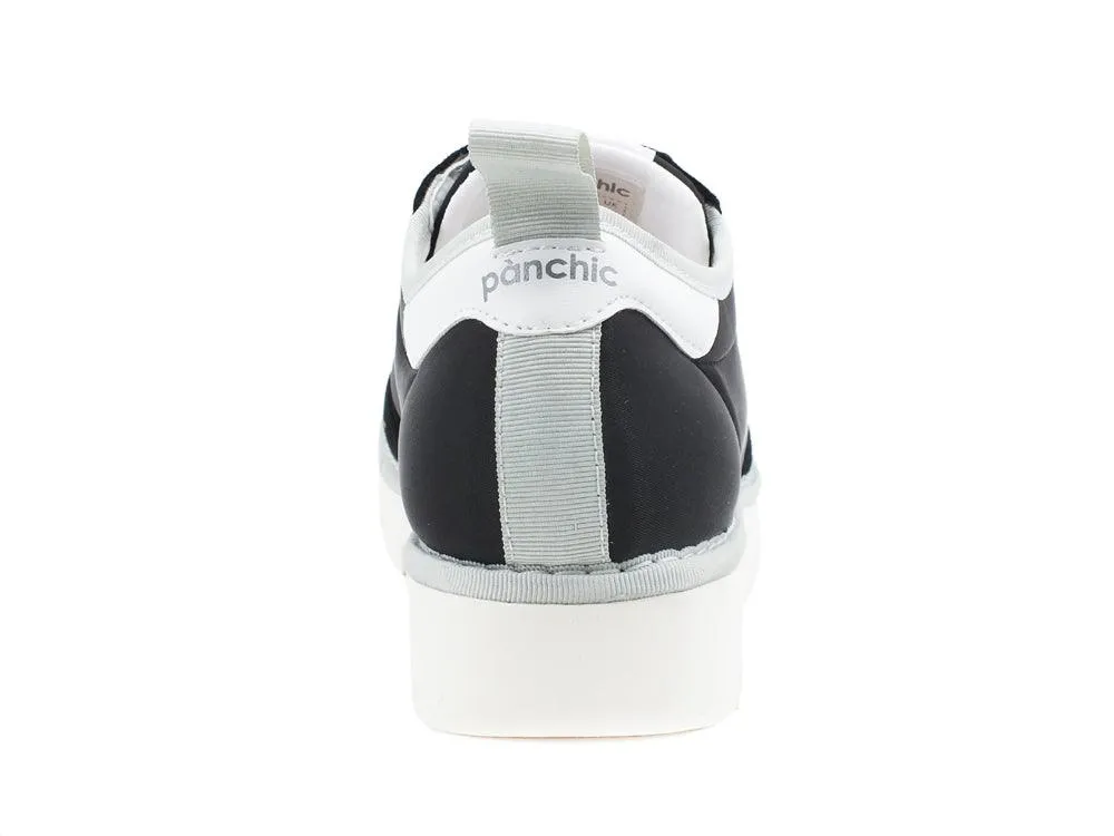 PAN CHIC Black Nylon Low Cut Sneakers for Women - Style P05W14006NS8