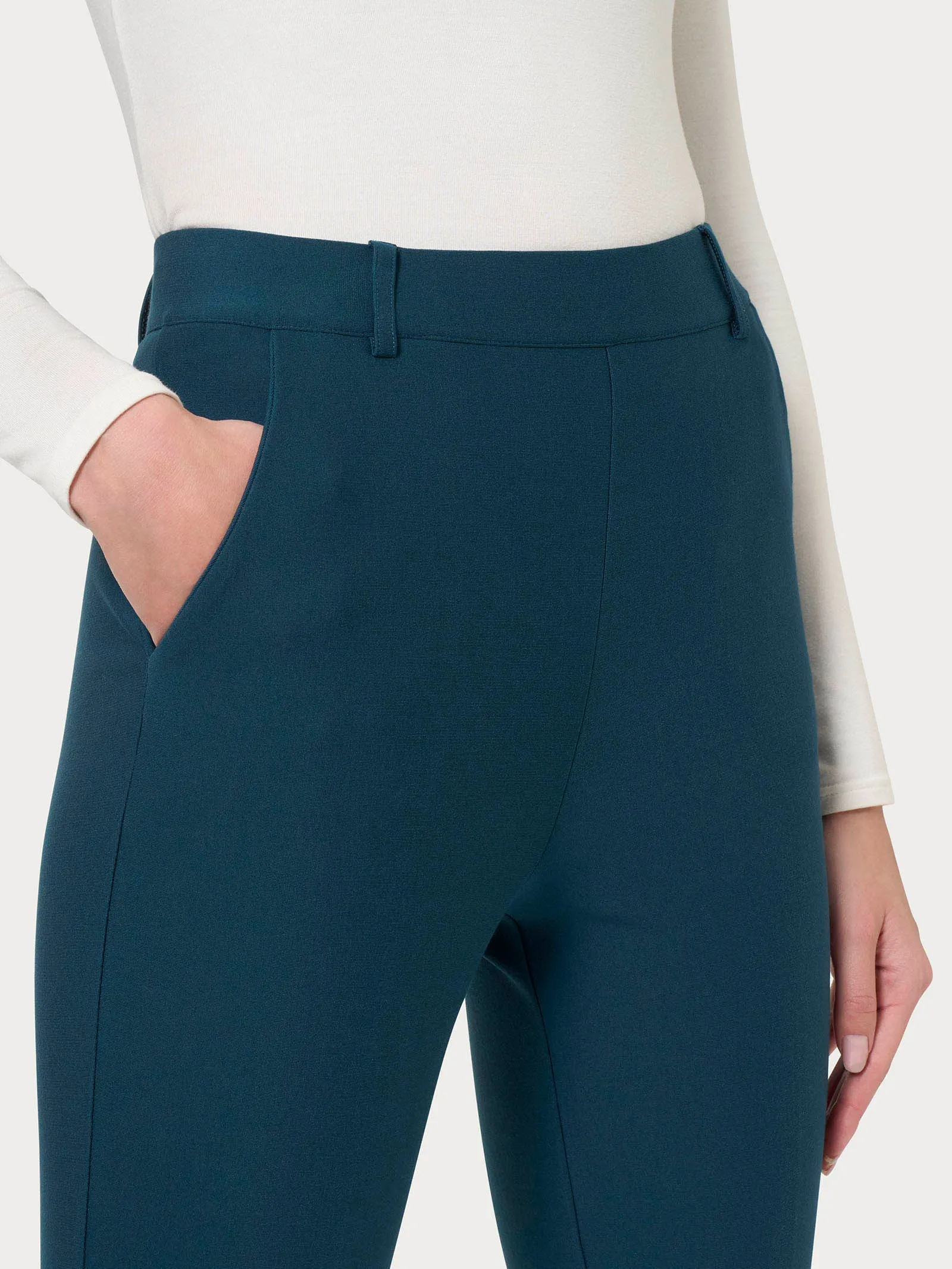 Pantalone chino slim con tasche in Compact - Reflecting Pond