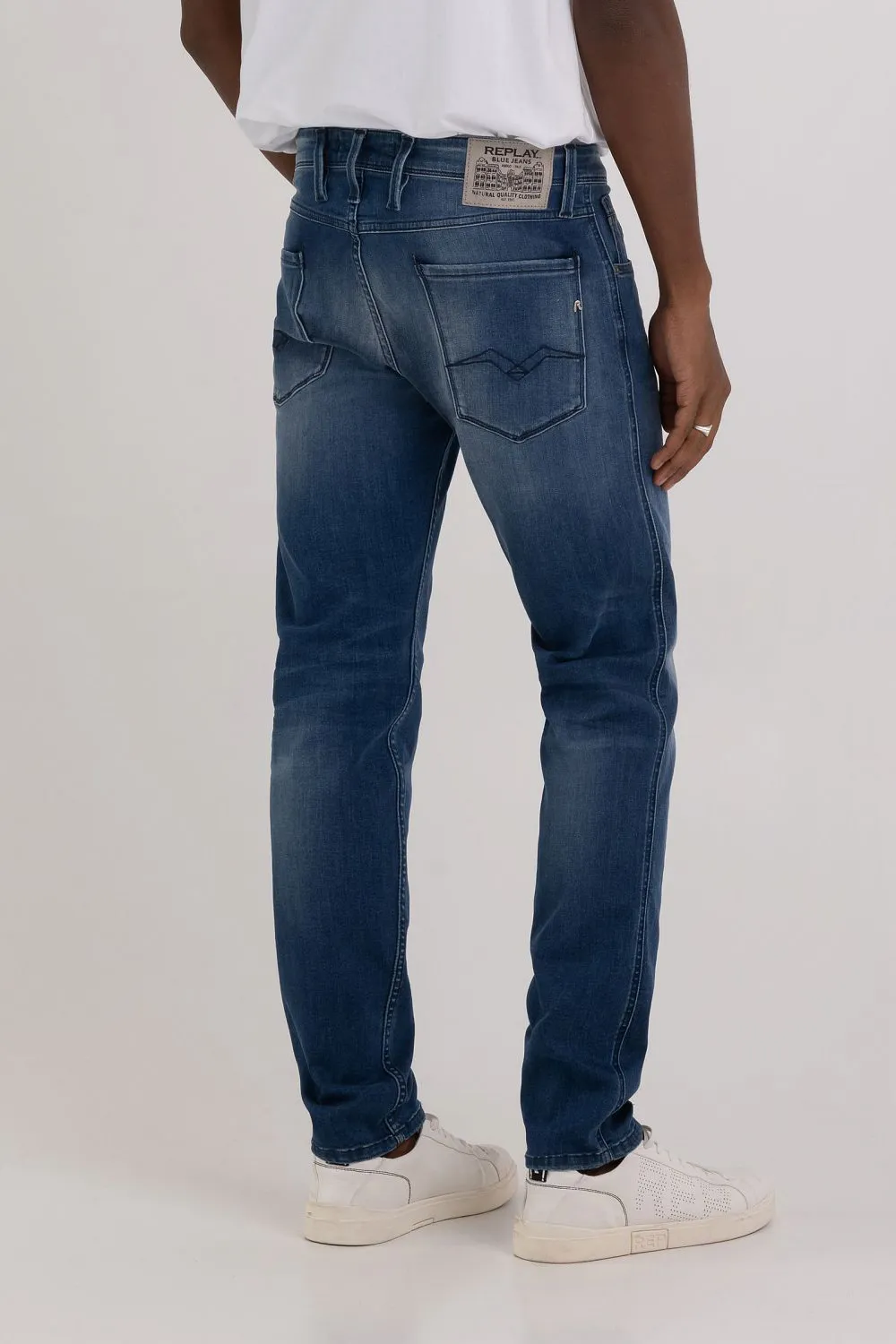 Replay Anbass Blue Slim Fit Jeans.