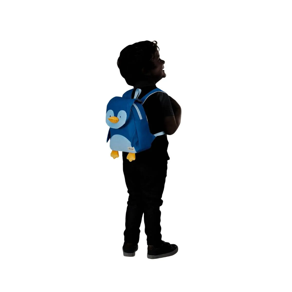 SAMSONITE ZAINO BAMBINO KD7-018-01 HAPPY SAMMIES ECO PENGUIN PETER  