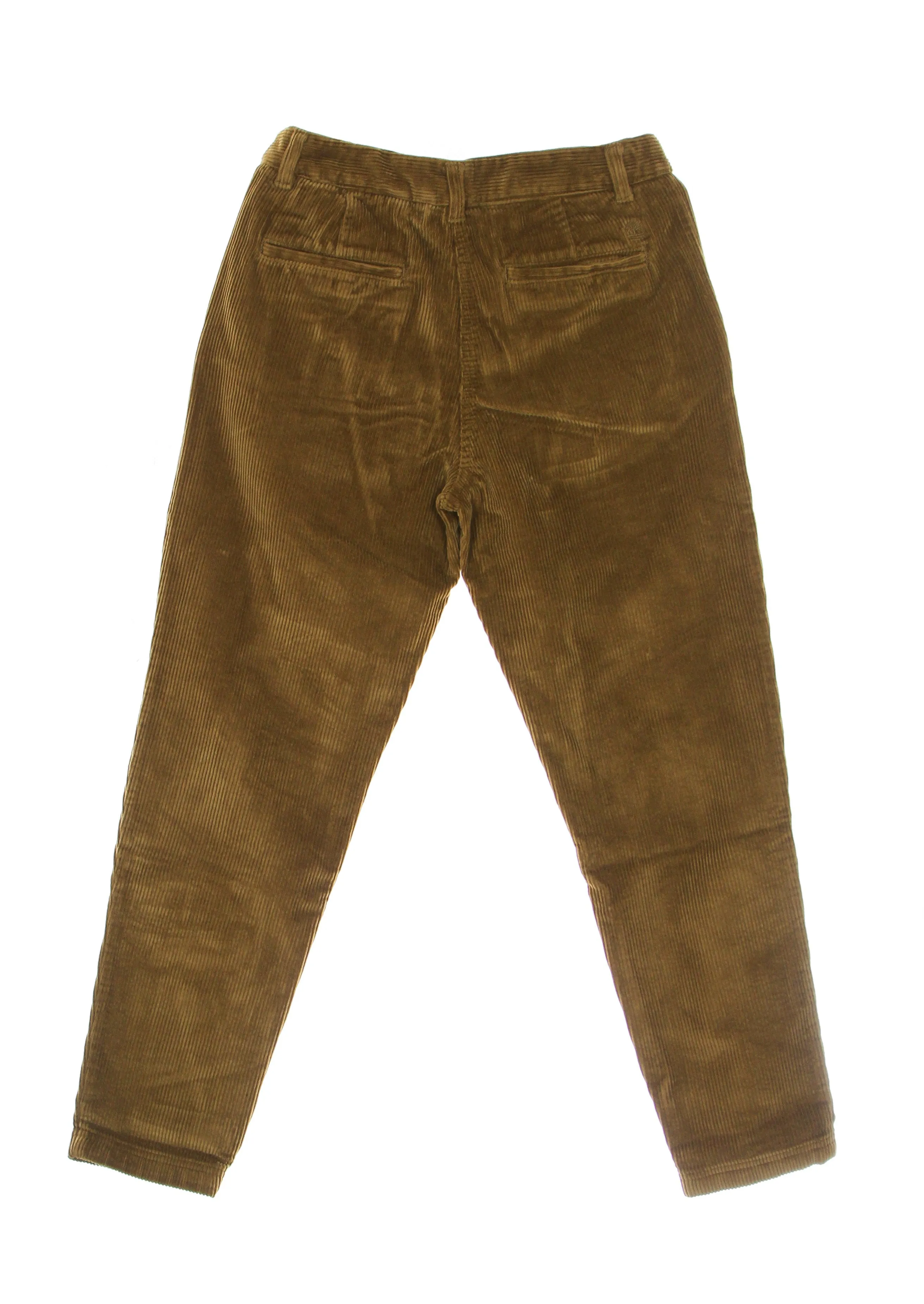 Women's Long Corduroy Pants with Rubber Waistband